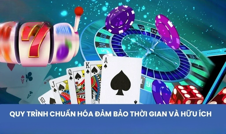 Quy trình chuẩn hóa đảm bảo thời gian và hữu ích