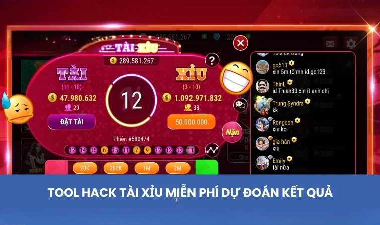 Tool hack tài xỉu miễn phí dự đoán kết quả